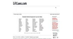 Desktop Screenshot of liftlaws.com